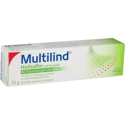 MULTILIND Heilsalbe mit Nystatin u. Zinkoxid: Beipackzettel & Hinweise