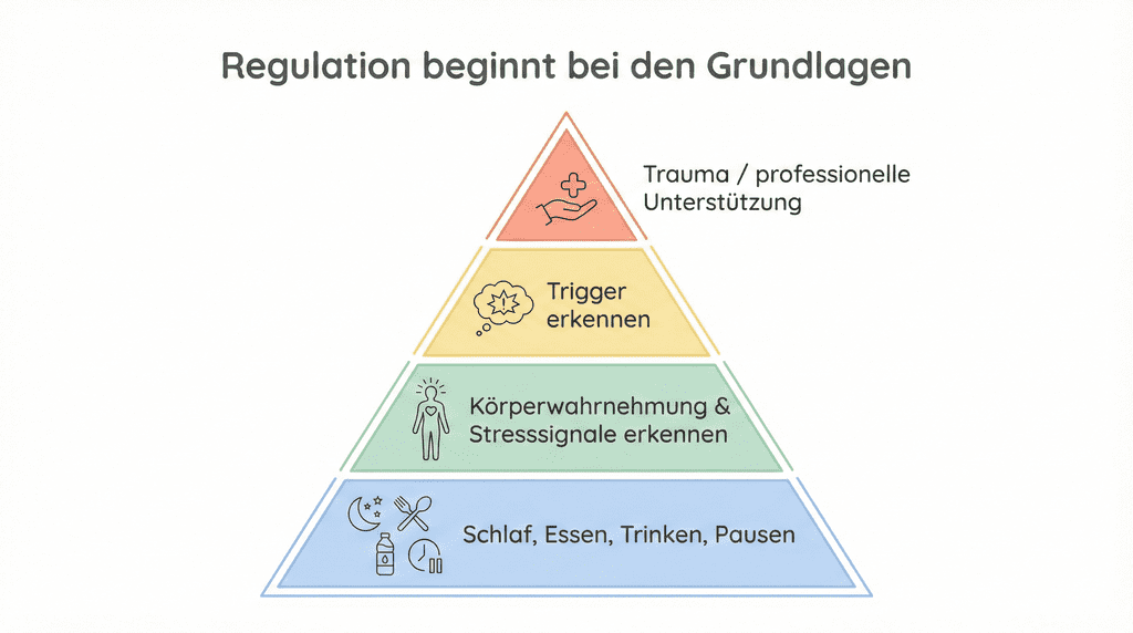 Infografik Grundlagen Nervensystem regulieren